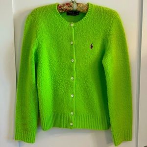 Polo Ralph Lauren Fuzzy Wool Cardigan